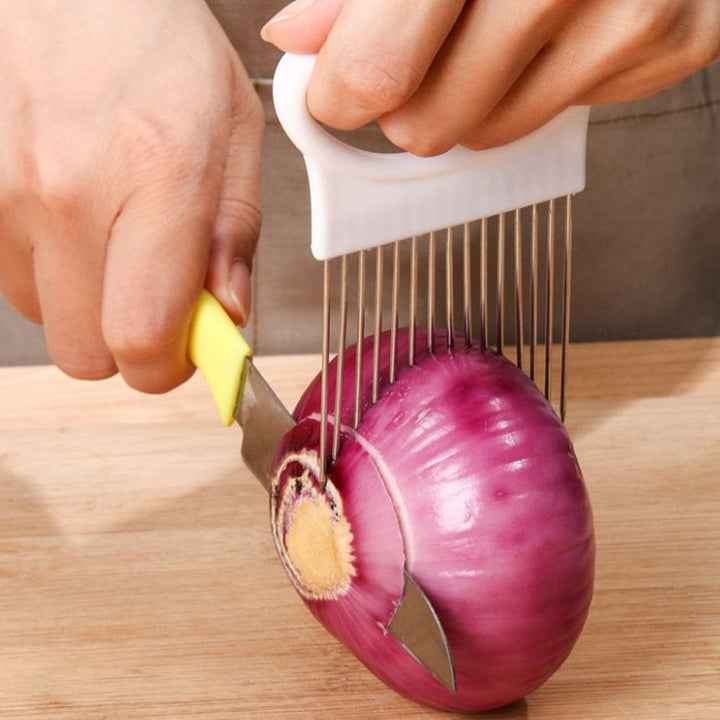 OnionMaster Cutter - Håndholdt Skiver for Kjøkken Skanto