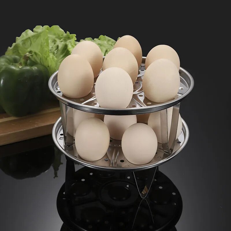 Skanto | Rustfritt Stål Hurtig Egg Dampestativ