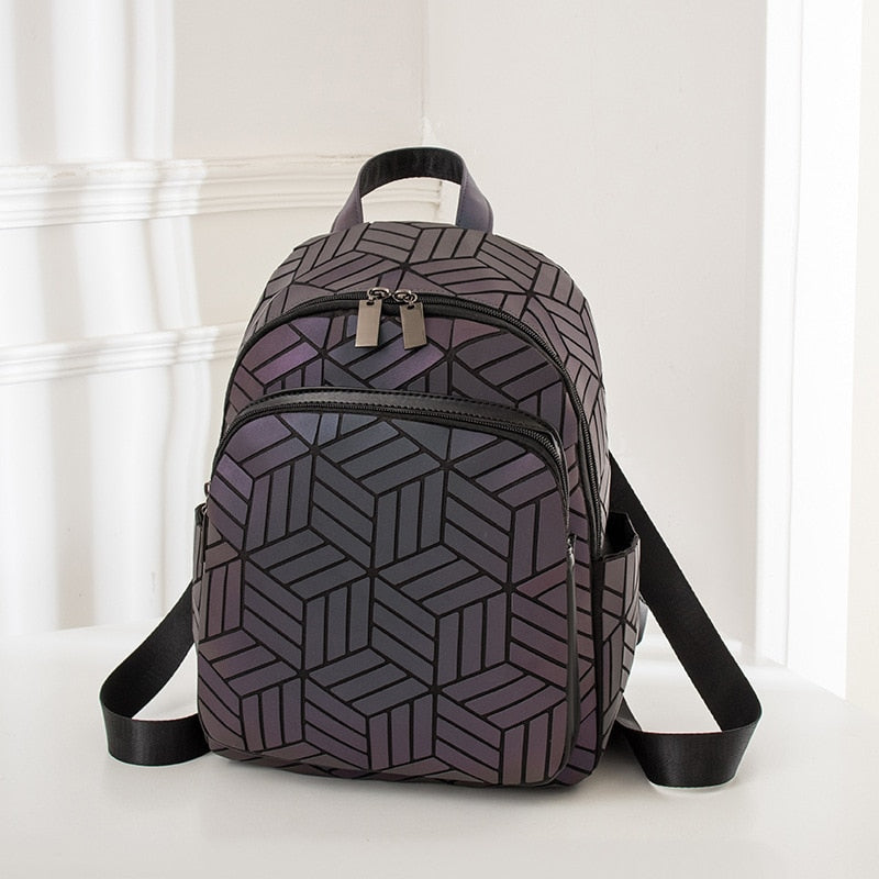 Skanto | Rainbow Rise Luminous Holographic Ryggsekk