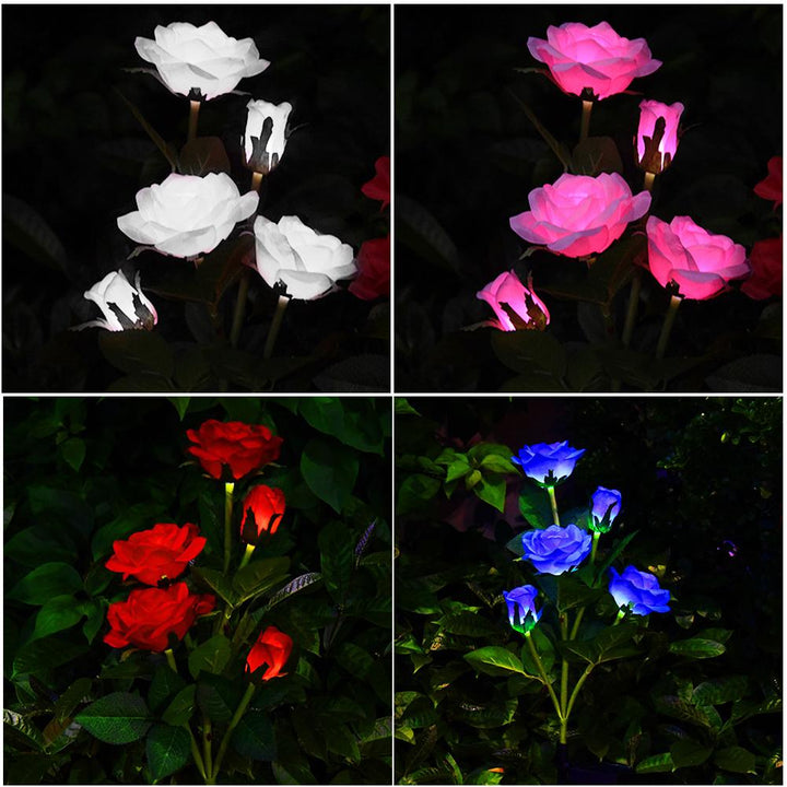 Skanto | LED Solcelle Rose Dekorativ Lys