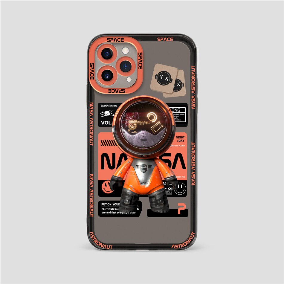 Skanto | Space Time Astronaut Kunstnerisk Telefondeksel