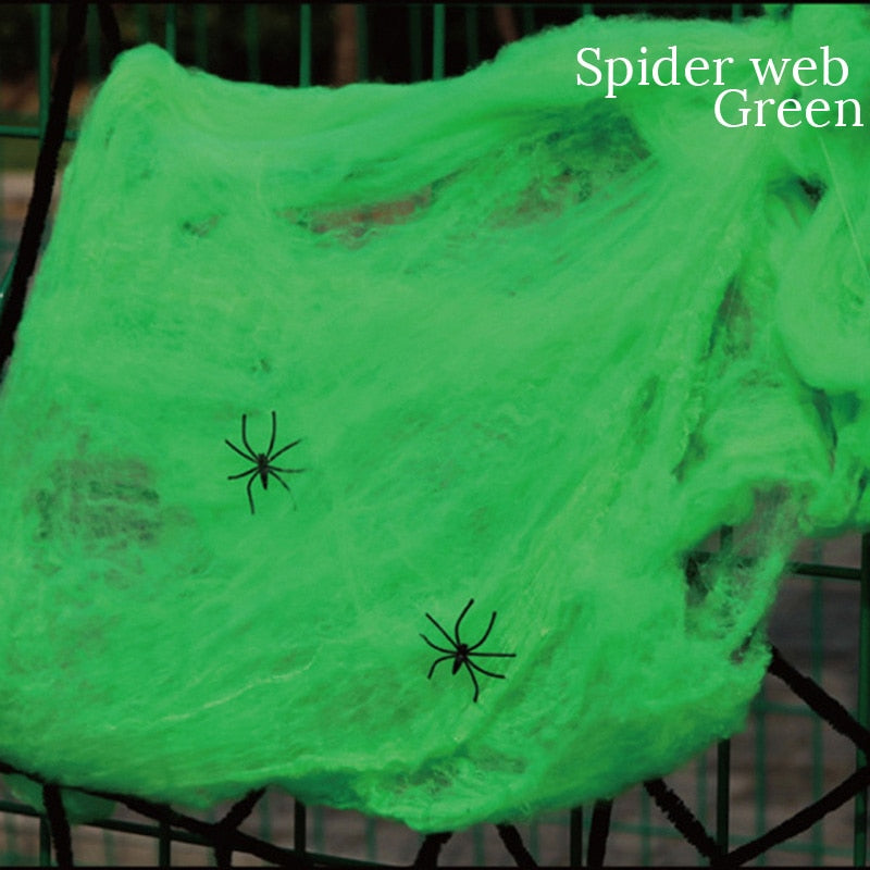 Skanto | Kunstig Stretchy Spindelvev Halloween Dekorasjon