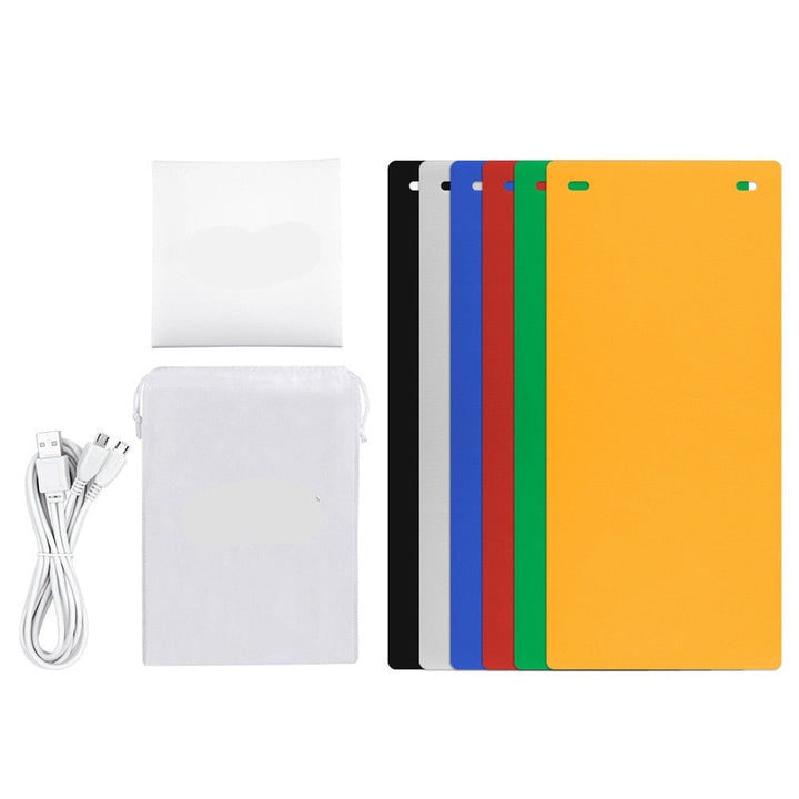 Skanto | Minifoldbar Led Lys Fotostudio Boks
