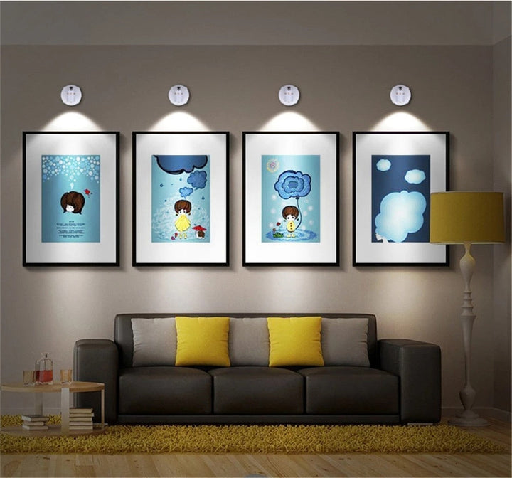 Skanto | Smart LED Fjernkontroll Oppladbar Spotlight