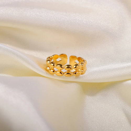 Skanto | 18k Oval Perle Ring
