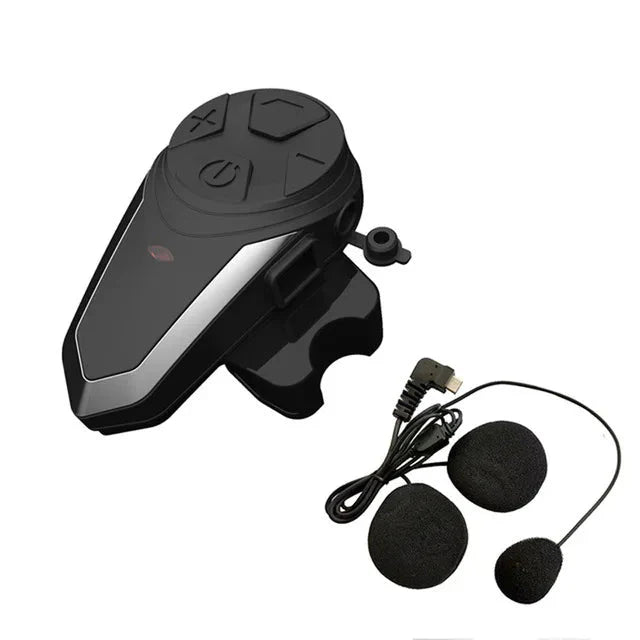 Skanto | Motorsykkelhjelm Bluetooth Intercom med FM & 1000m rekkevidde – RoadLink S3