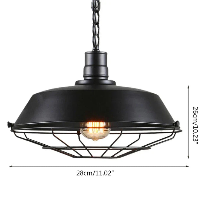 Skanto | Vintage Loft Pendelampe: Industriell Retro Jern Taklampe Krone for Stue, Restaurant, Bar, Kjøkken