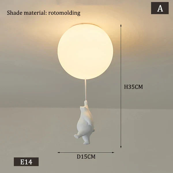 Skanto | Hengende Bærer Ballonglampe