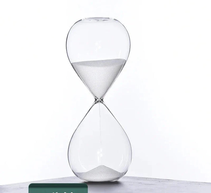 Skanto | Glass Sand Timer | Stilfull Dekorasjon med 5/10/30/60 Minutters Indikasjon