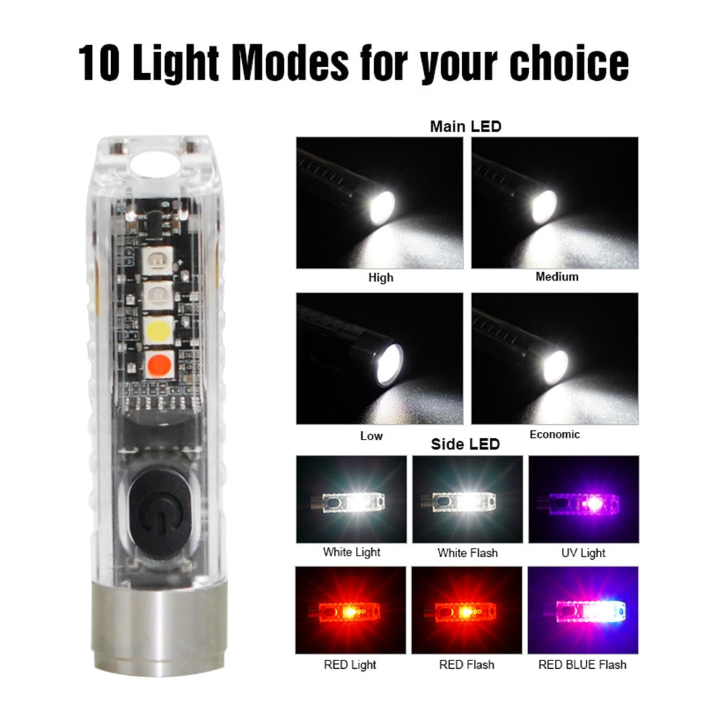 Mini LED Nøkkelring Lommelykt | Skanto