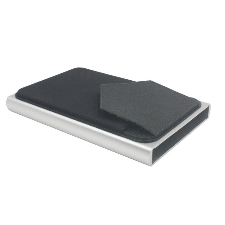 Skanto | Pop-Out Aluminium RFID Blokkerende Lommebok med Hurtigtilgang Skyver