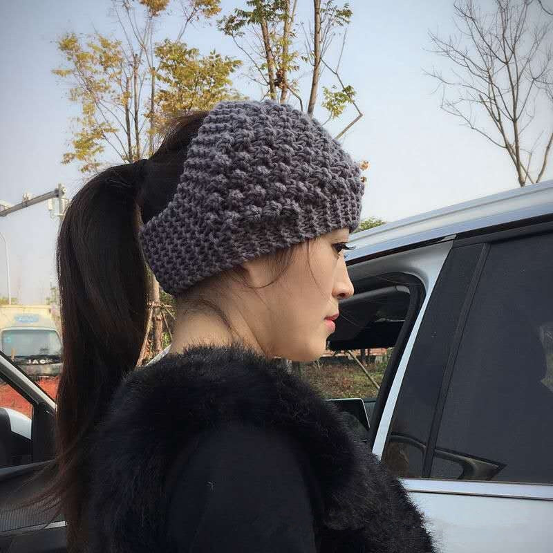 Skanto | Cozy Crown Elastisk Strikket Hodebånd