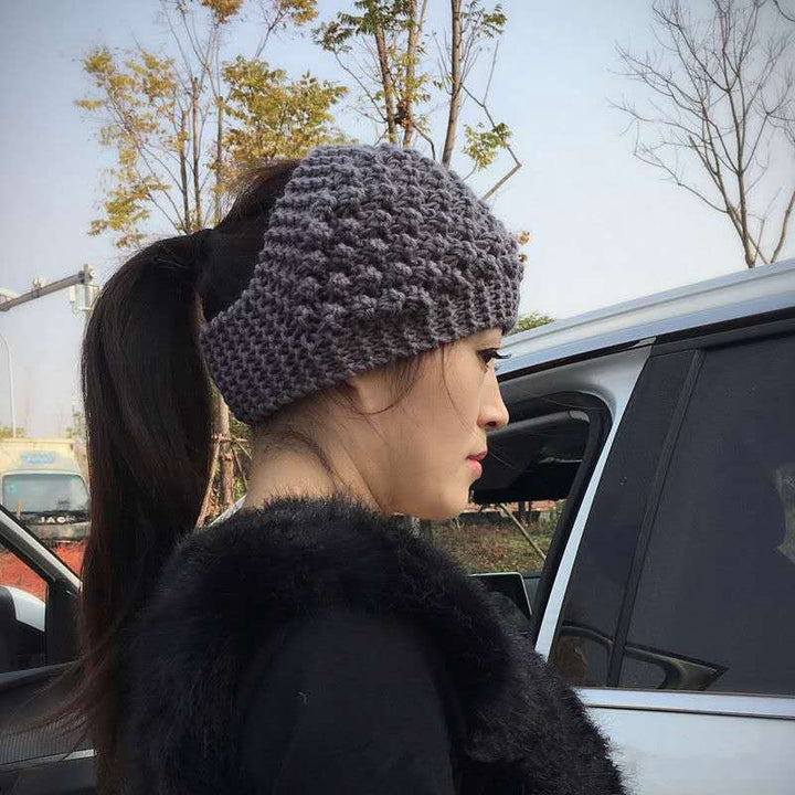 Skanto | Cozy Crown Elastisk Strikket Hodebånd