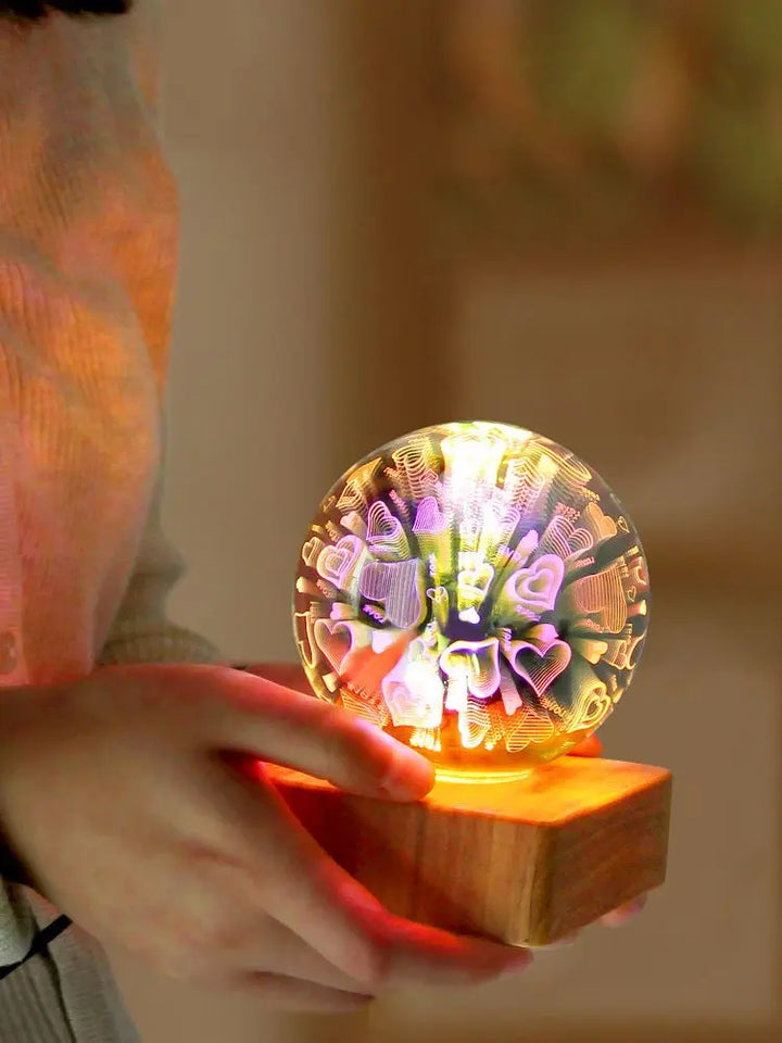 Skanto | LumiNova 3D Nattlys | Fargeforandrende Stjernehimmel Lampe | USB LED Dekorativ Lys | For Soverom & Gaveideer