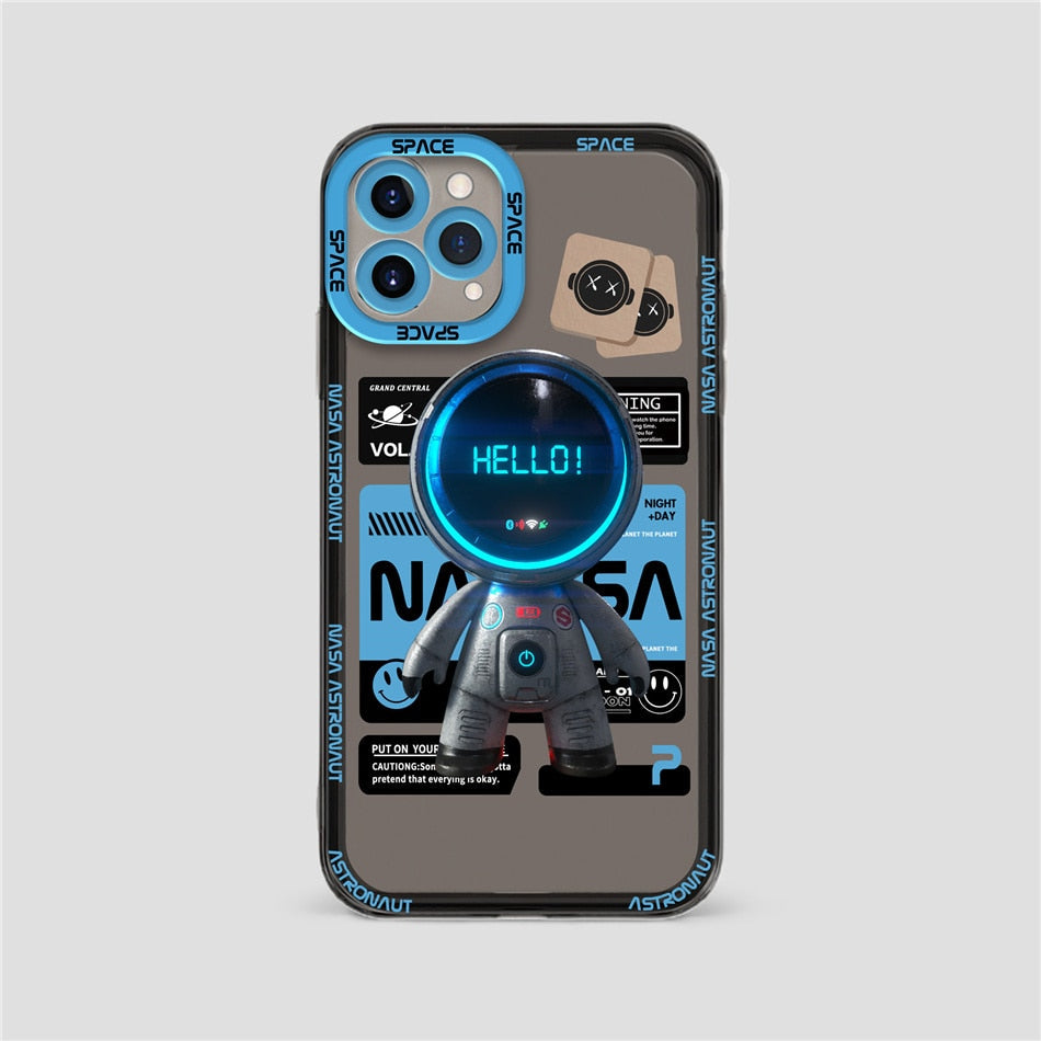 Skanto | Space Time Astronaut Kunstnerisk Telefondeksel