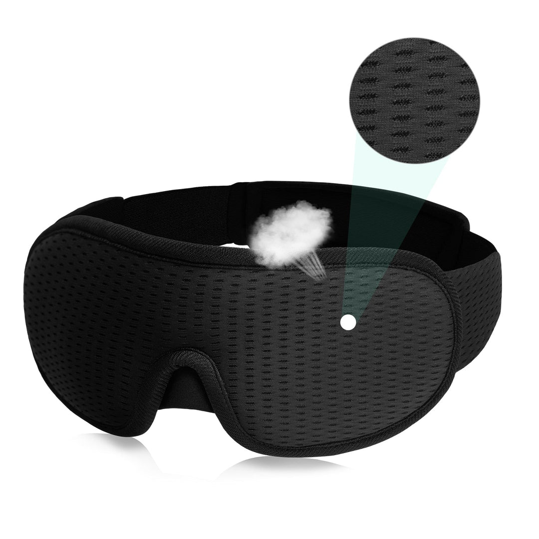 Skanto | 3D Søvnmaske | Lysblokkerende og myk polstret