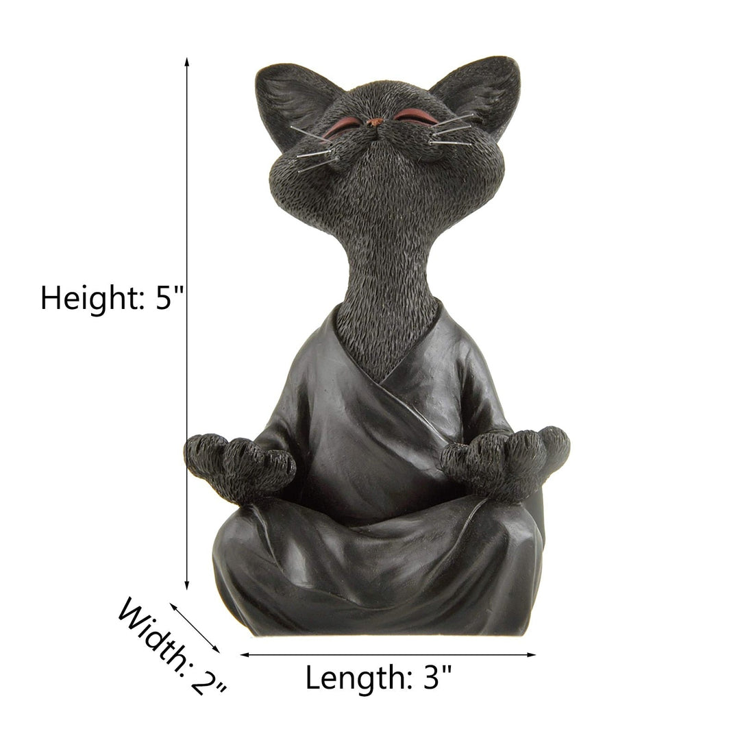 Whimsical Buddha Cat Figur Figur | Skanto