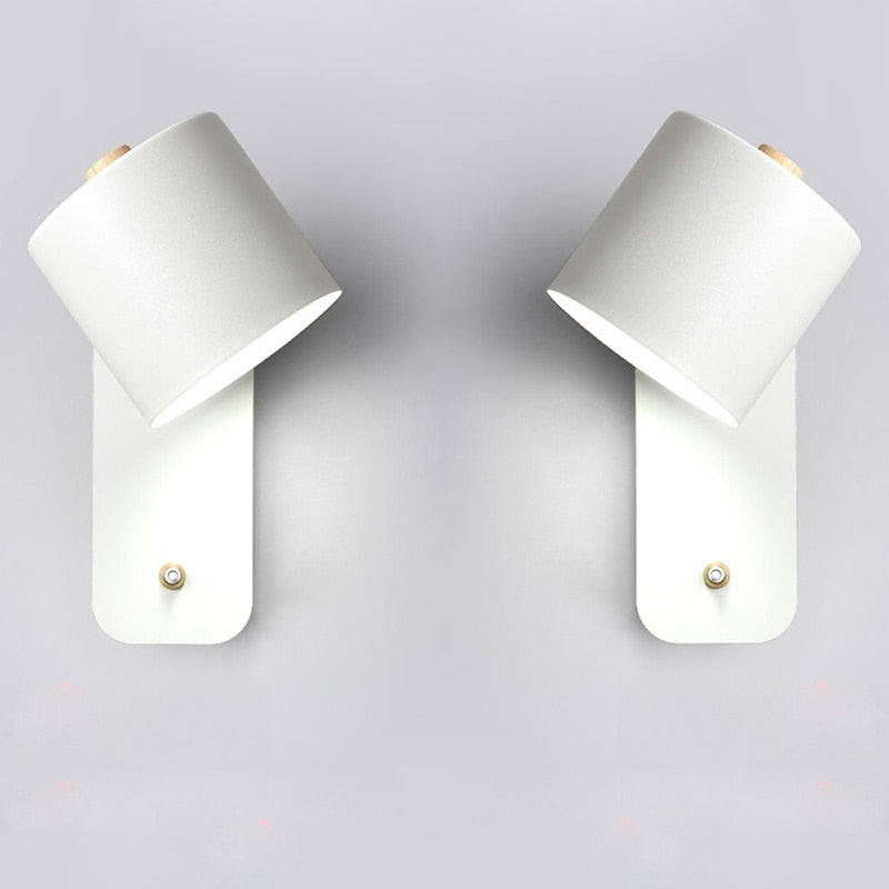 Skanto | Moderne LED Vegglamper med Bryter Innendørs Hjemmedekor Lys