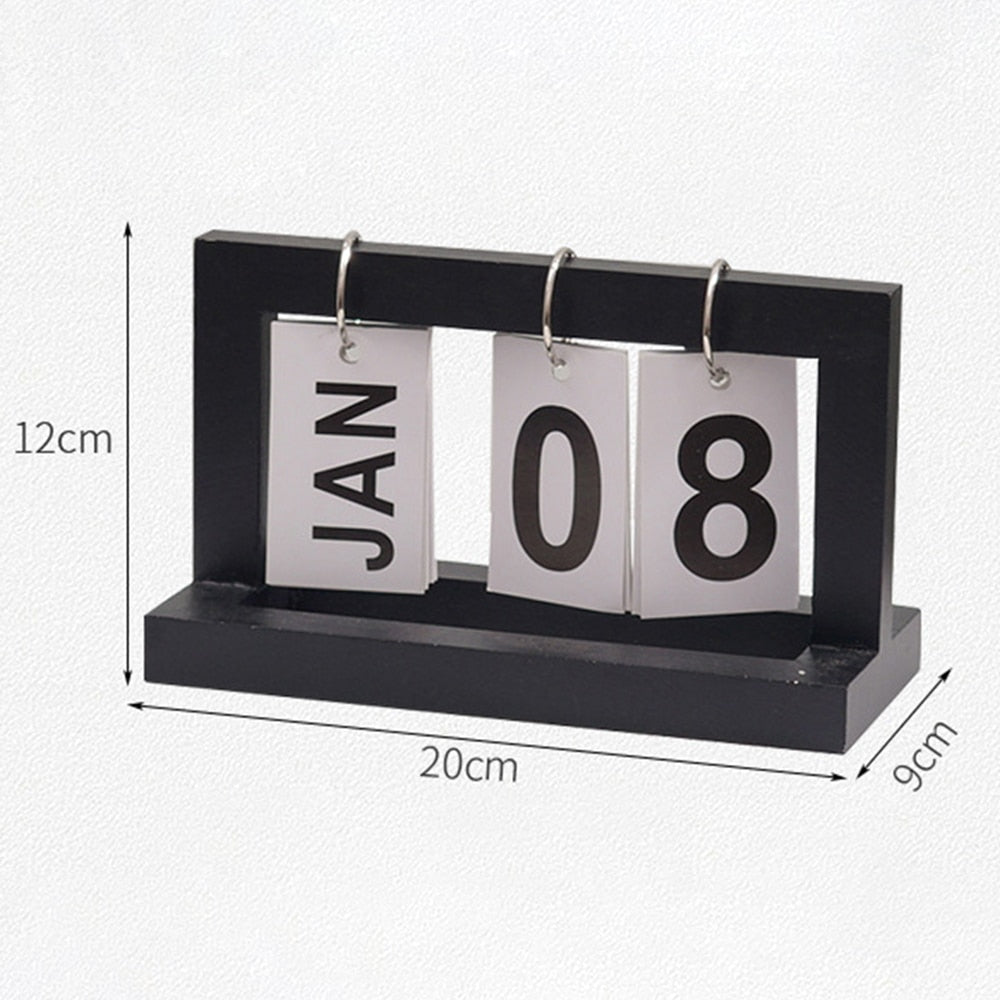 Holz Flip Desktop Dagkalender | Skanto