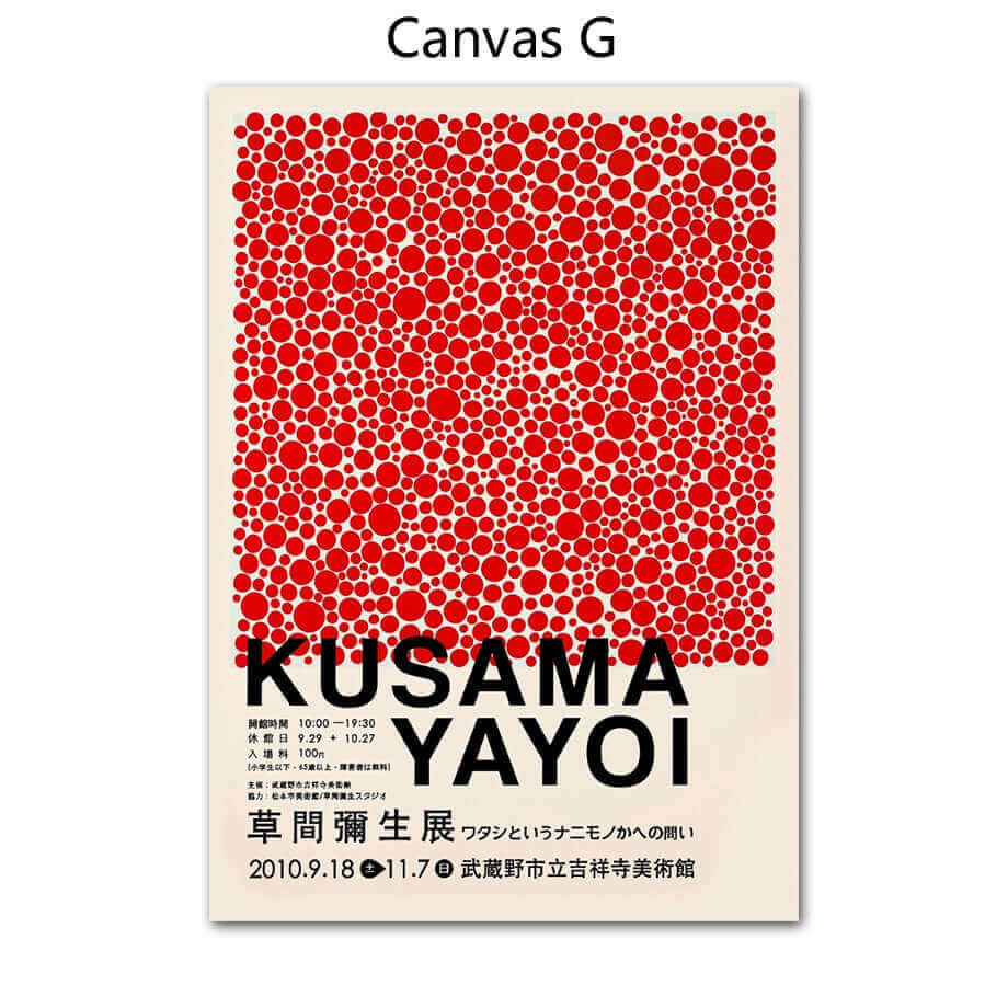 Skanto | Yayoi Kusama Abstrakt Premium Plakat