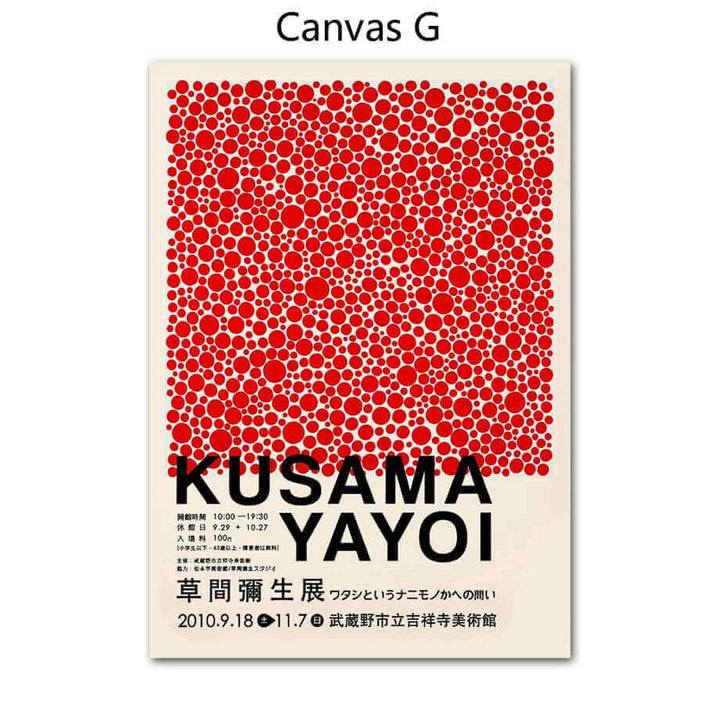 Skanto | Yayoi Kusama Abstrakt Premium Plakat