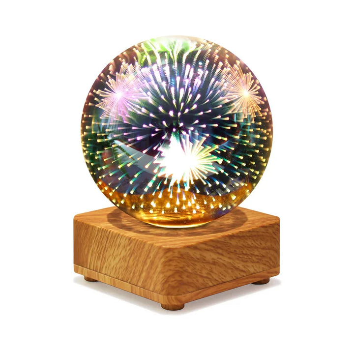 Skanto | LumiNova 3D Nattlys | Fargeforandrende Stjernehimmel Lampe | USB LED Dekorativ Lys | For Soverom & Gaveideer