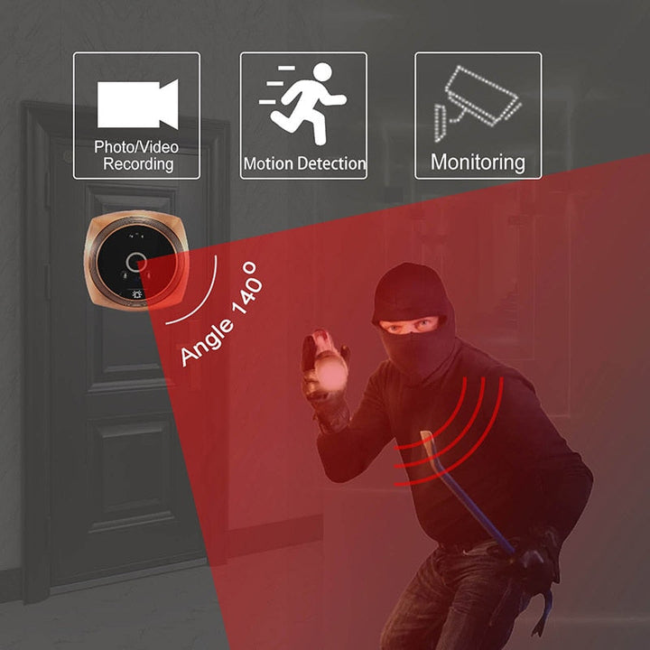 Skanto | Smart Motion Detector Dør Kikkerthull Kamera