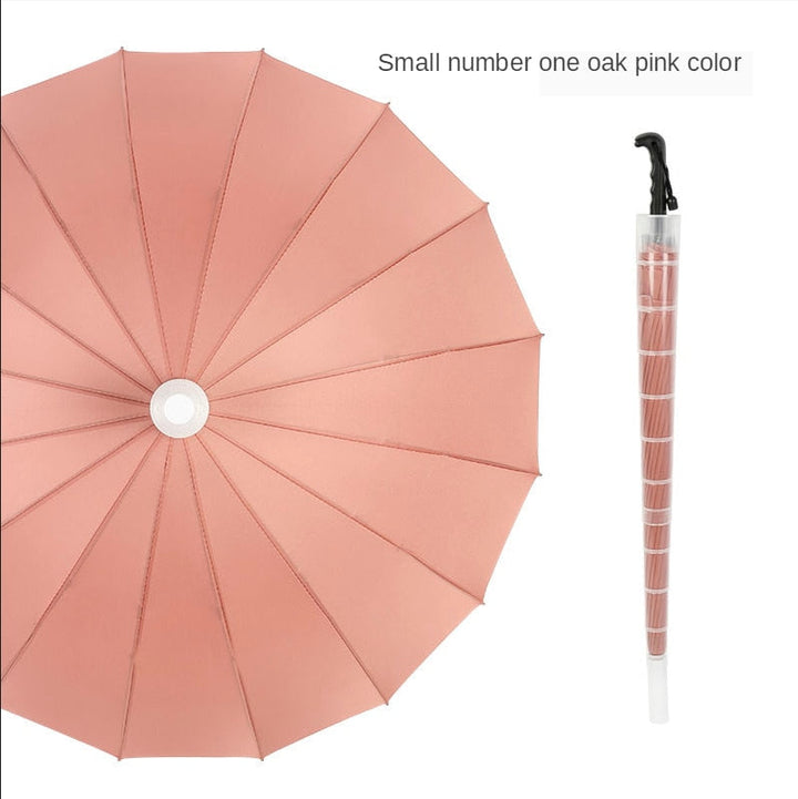 Minimalist Langt Håndtak Automatisk Paraply | Skanto
