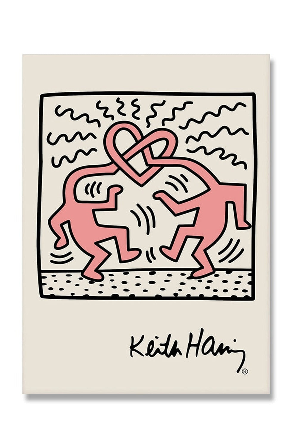 Skanto | Keith Haring Inspirert Lerretskunst