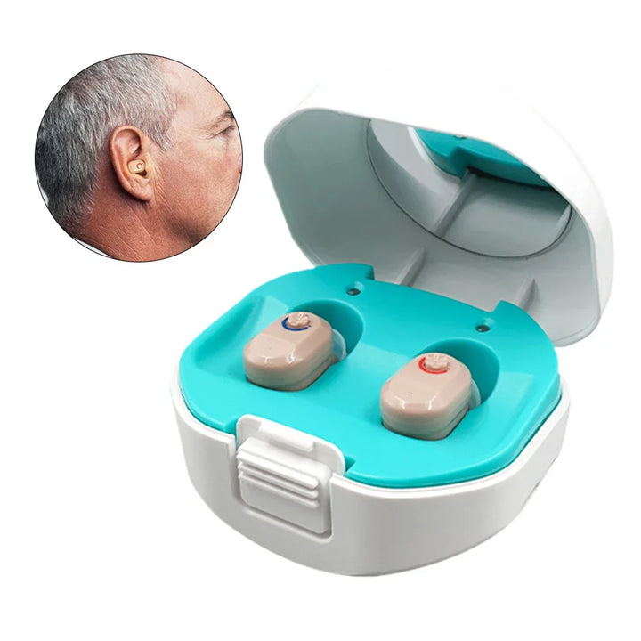 Skanto | ClearMini 2025 Oppladbare In-Ear CIC Hørselenheter for Eldre