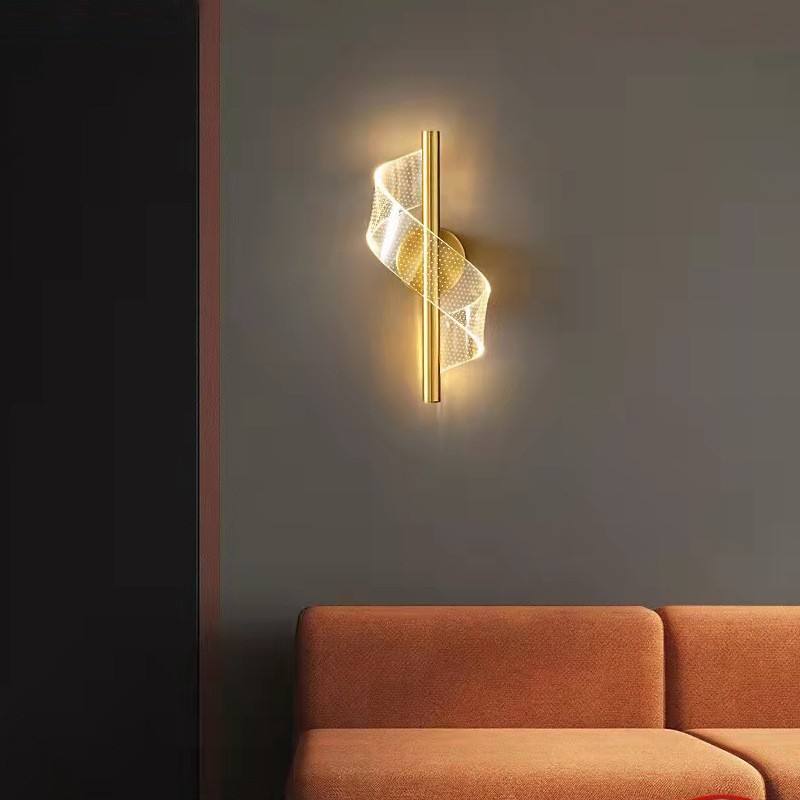 Skanto | Luksus Glass Vegglampe med Lysestake