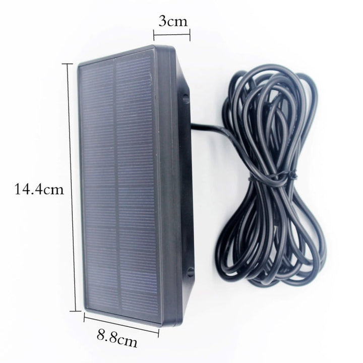 Skanto | 1500mAh Solpanel Lader Vanntett Batteri for Jakt Spillkameraer