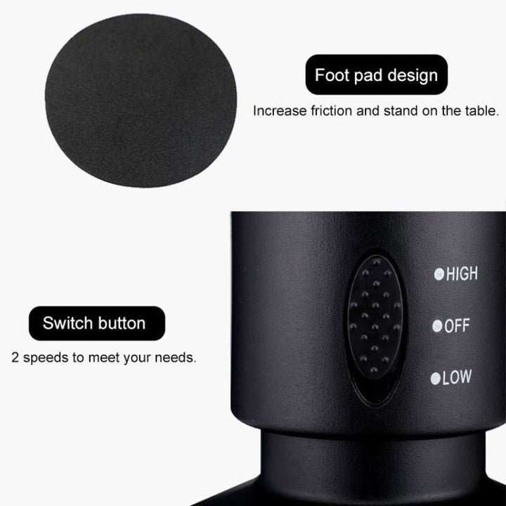 Tower Type USB Elektrisk Vifte Bladless Klimaanlegg Vifte (Svart) | Skanto