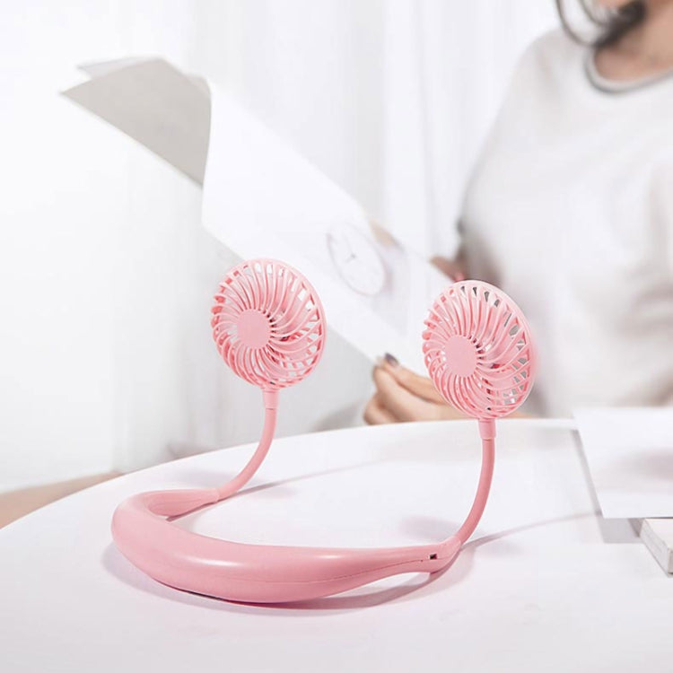 Kreativ mini hengehals type vifte utendørs LED vifte (blå) | Skanto