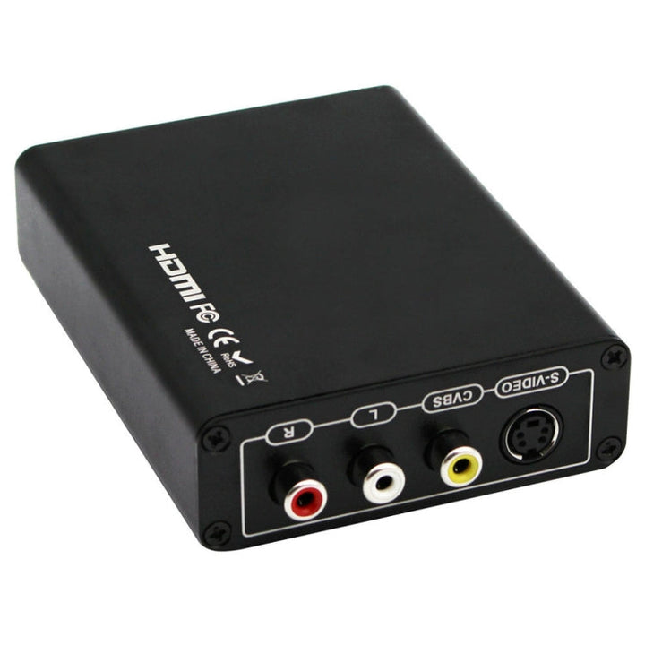 Skanto | HDMI til Composite / AV S-Video Converter RCA CVBS/L/R Video Converter Adapter, EU Plugg