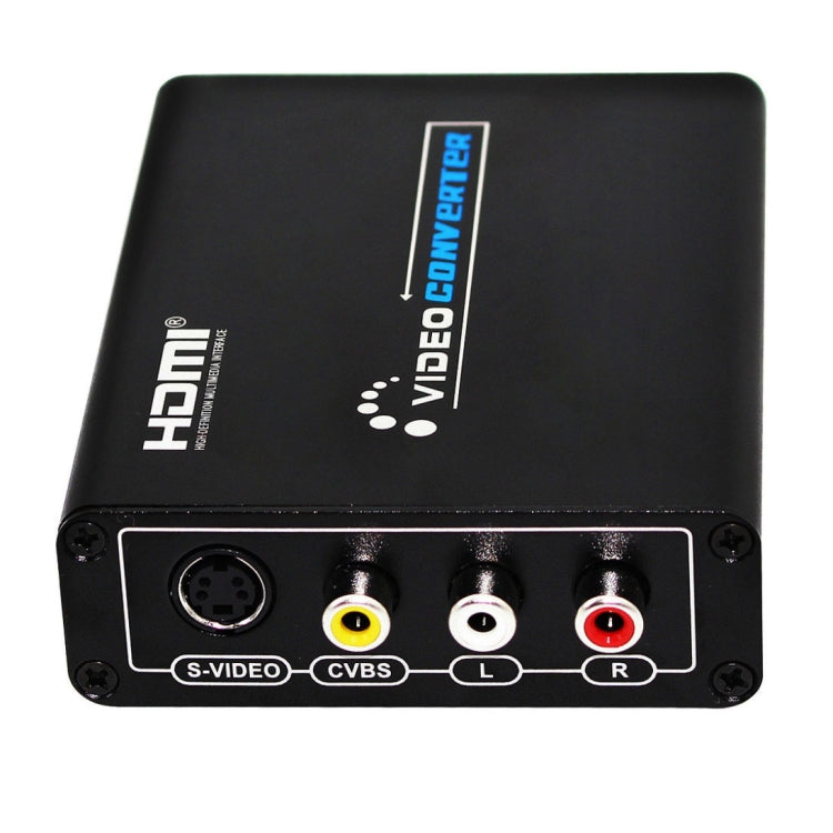 Skanto | HDMI til Composite / AV S-Video Converter RCA CVBS/L/R Video Converter Adapter, EU Plugg