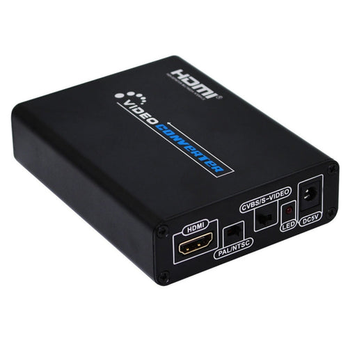 Skanto | HDMI til Composite / AV S-Video Converter RCA CVBS/L/R Video Converter Adapter, EU Plugg