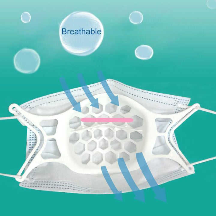 7. generasjon 3D silikon mykere ansiktsmaskeholder - forhindrer at briller dugger | Skanto
