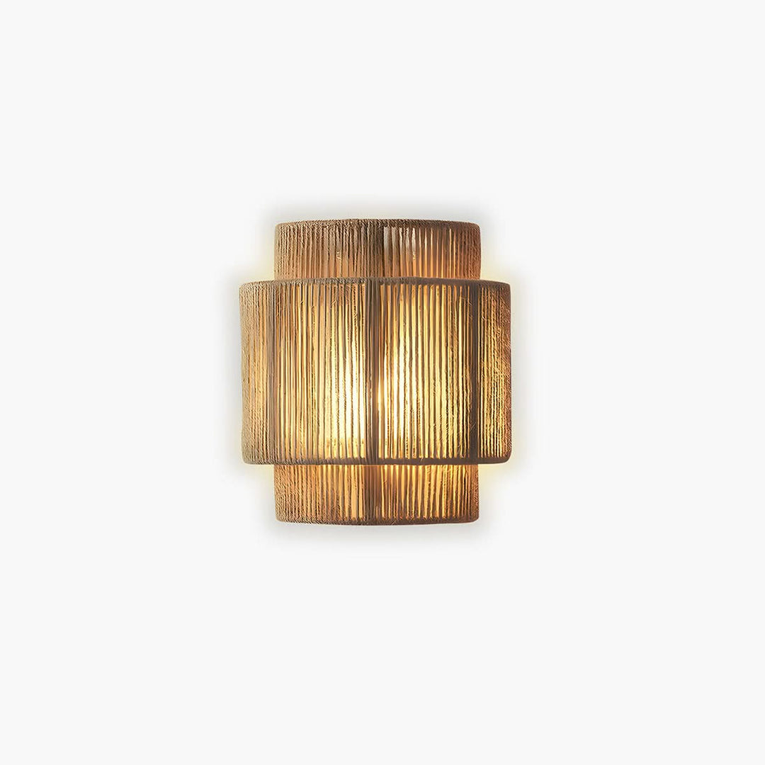Skanto | Naturlig Seilvegglampe med LED-pære