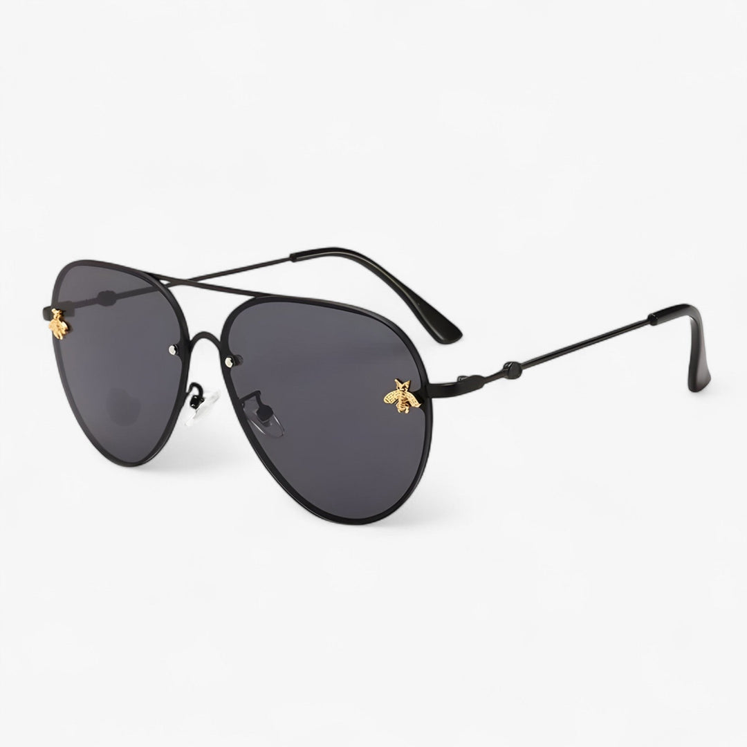 Vintage Pilot Sunglasses with Bee Detail – Halcyon | Skanto