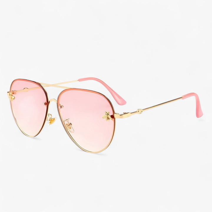 Vintage Pilot Sunglasses with Bee Detail – Halcyon | Skanto