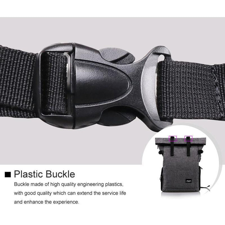 Skanto | Multifunksjonell Vanntett DSLR Kamera Reiser Bag Med USB Port