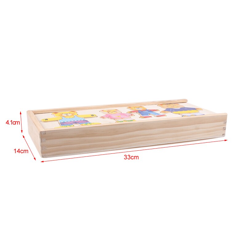 DressUpBear - Kreativ Tre Puzzle for Barn