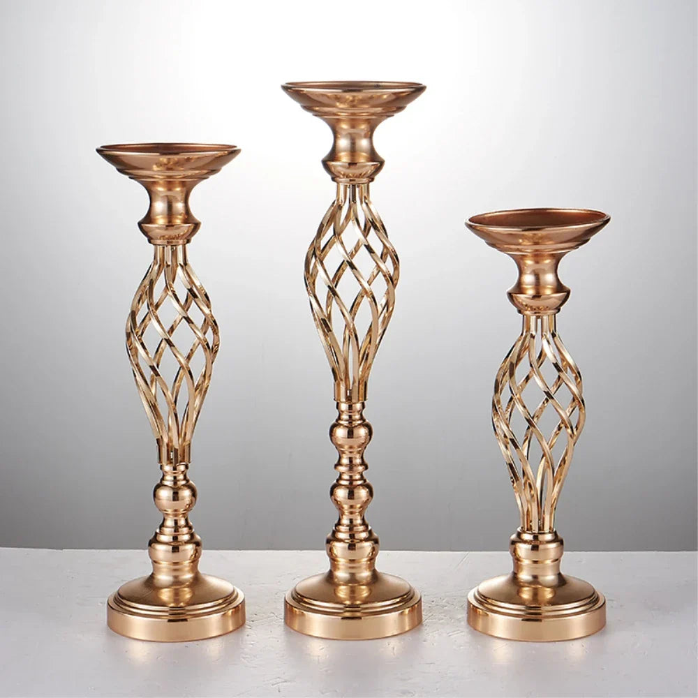 Skanto | Elegant Kandelaber Sett med Metallstativ