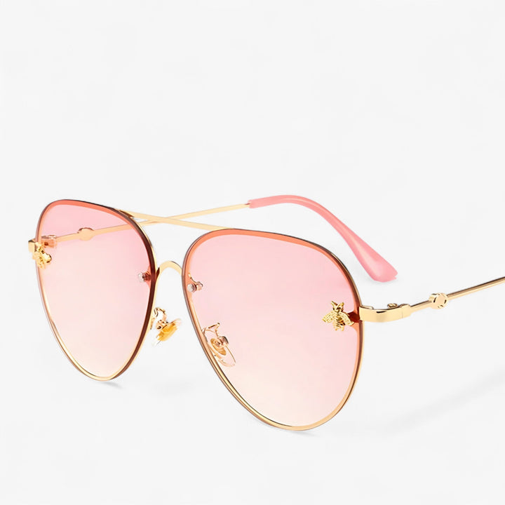 Vintage Pilot Sunglasses with Bee Detail – Halcyon | Skanto