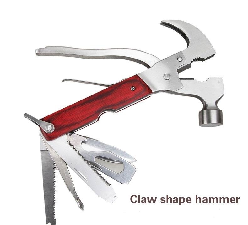 Norvo | Multifunksjonalt Rustfritt Stål Hammer Campingverktøy