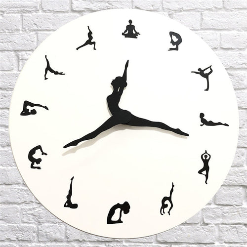 Skanto | Yoga Time Veggklokke
