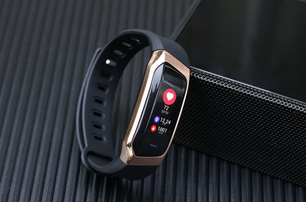 Skanto | Fitband Smartklok Vanntett Blodtrykk Oksygen Hjertefrekvens Monitor Sport Armbånd
