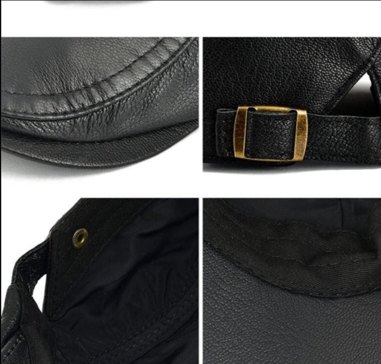 Skanto | Tidsløs Newsboy Retro Skinnflat Caps