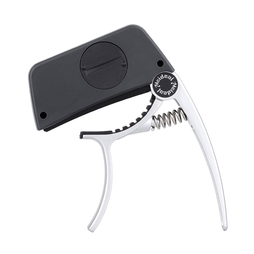 Capo & Stimmgerät „TuneGrip“ – 2-i-1 Gitarrenzubehör med LCD-bildeskjerm